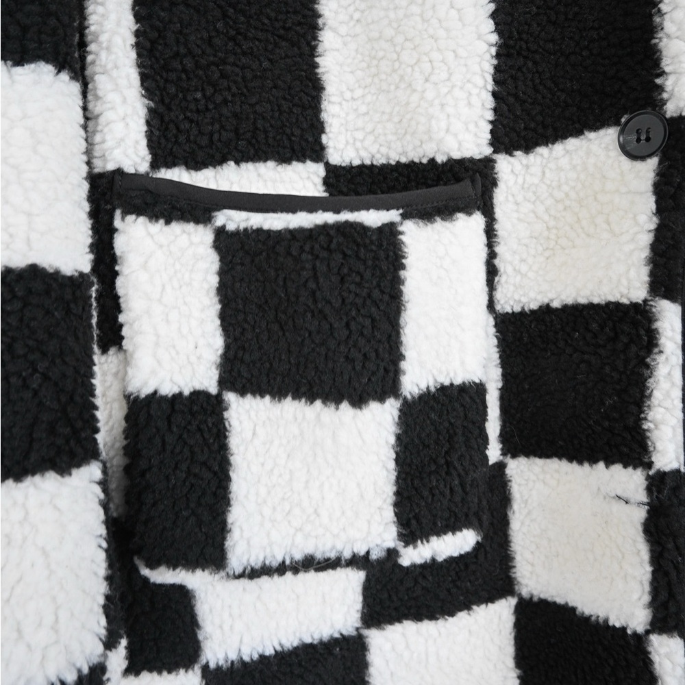 Double Take Faux Sherpa Coat - Picture 8 of 8